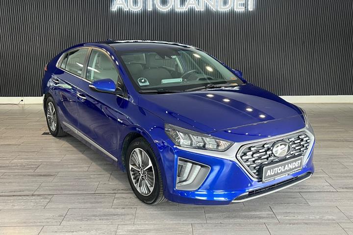 Blå Hyundai Ioniq fra 2020