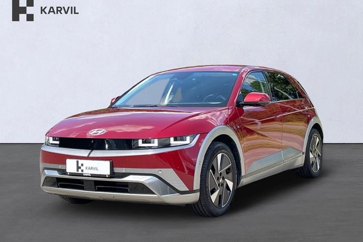 Rød Hyundai Ioniq 5 fra 2025