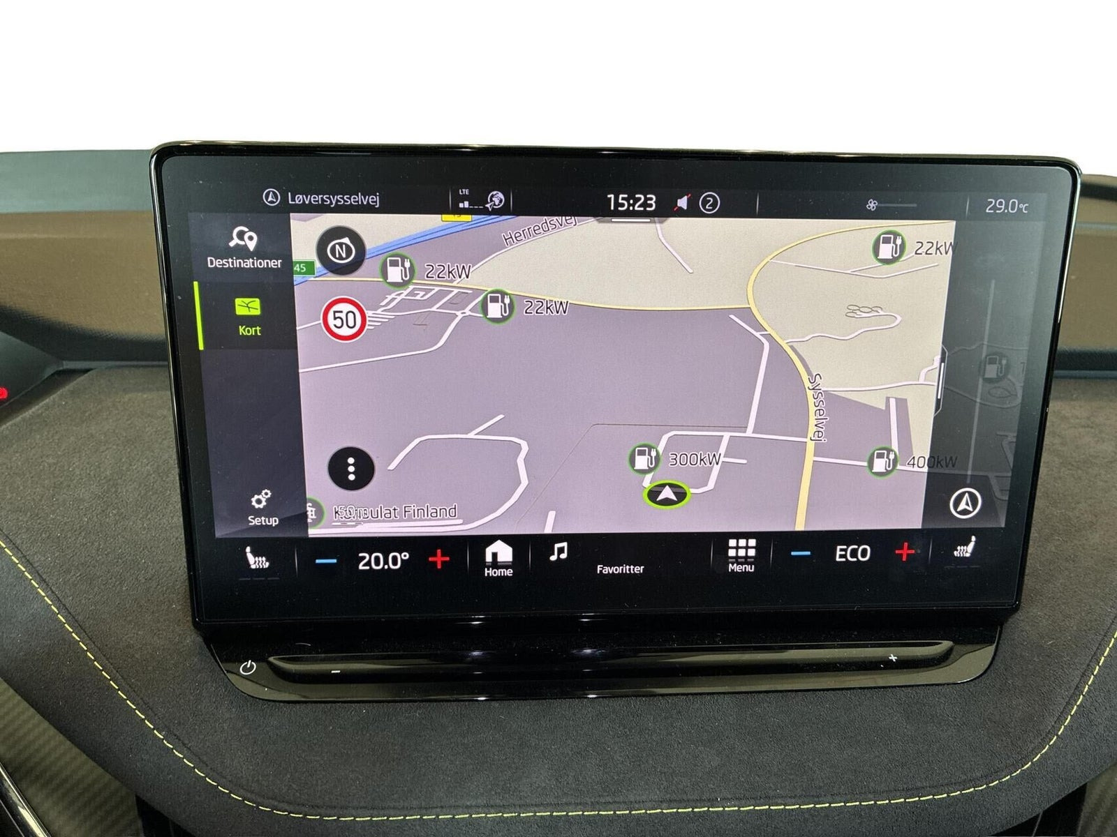 Sort Skoda Enyaq fra 2023
