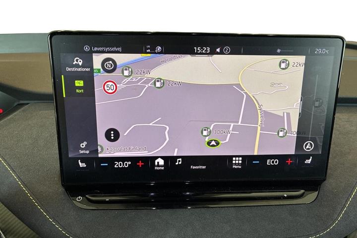 Sort Skoda Enyaq fra 2023