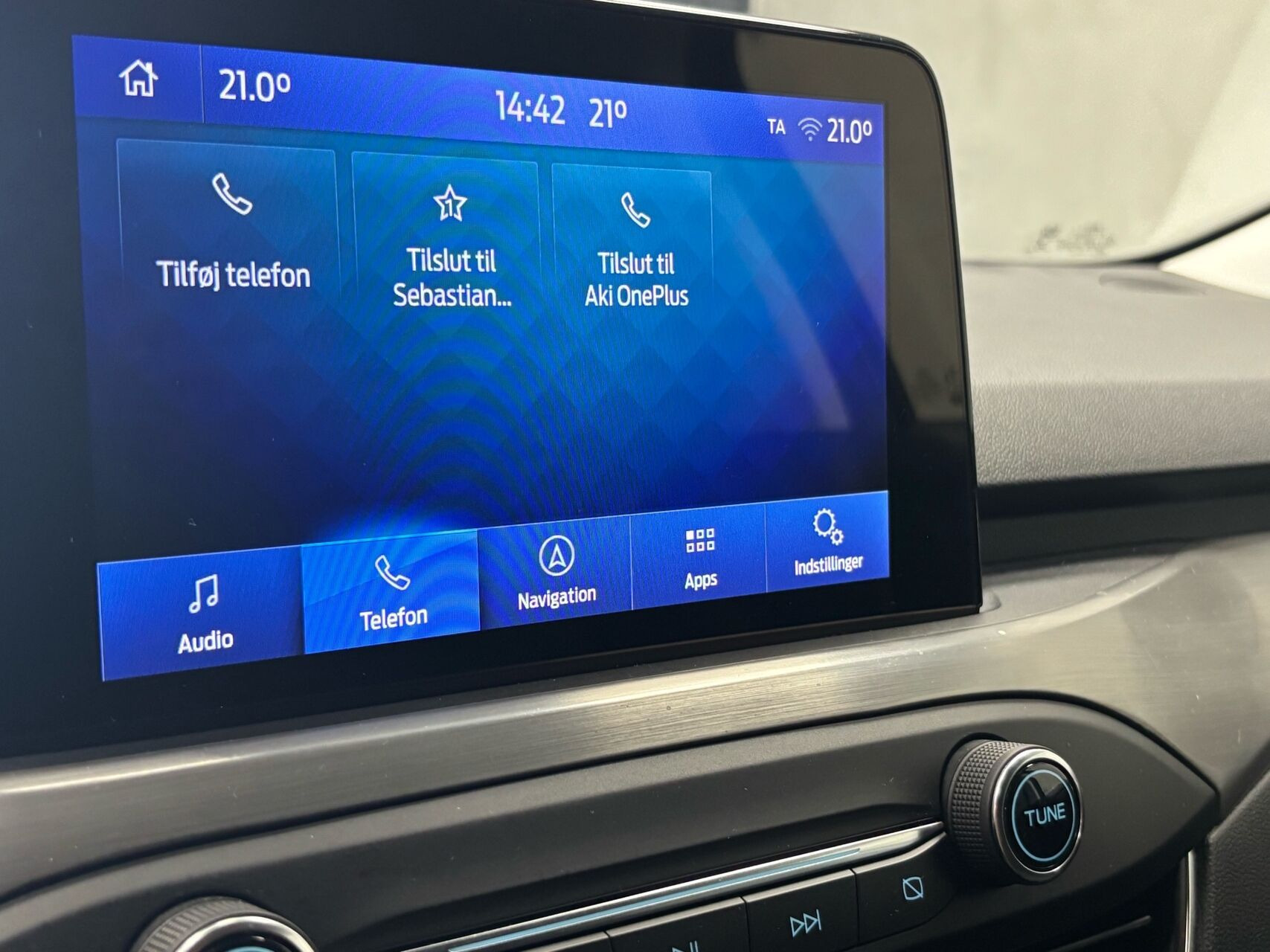 Grå Ford Focus fra 2021