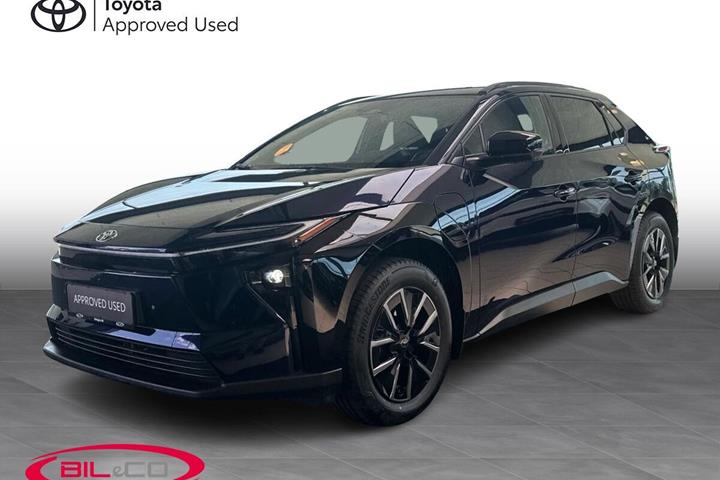 Blå Toyota BZ4X fra 2026