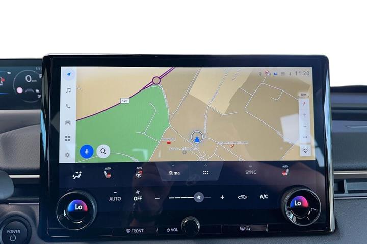 Blå Toyota BZ4X fra 2026