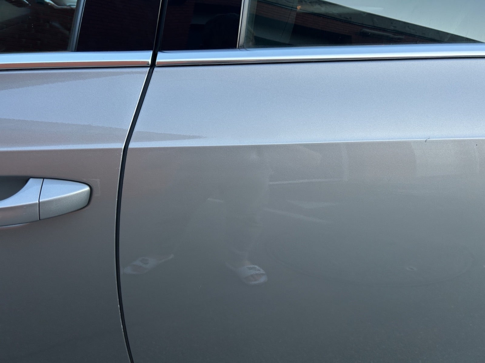 Beige Skoda Octavia fra 2017