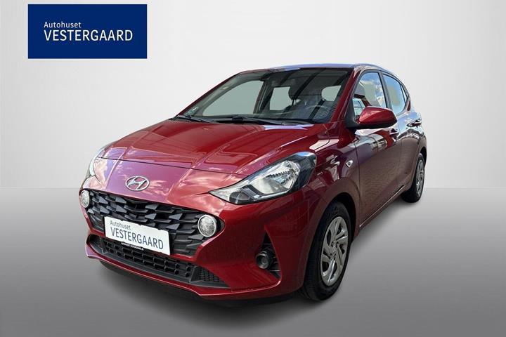 Rød Hyundai i10 fra 2020