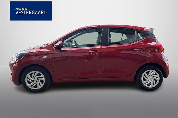 Rød Hyundai i10 fra 2020