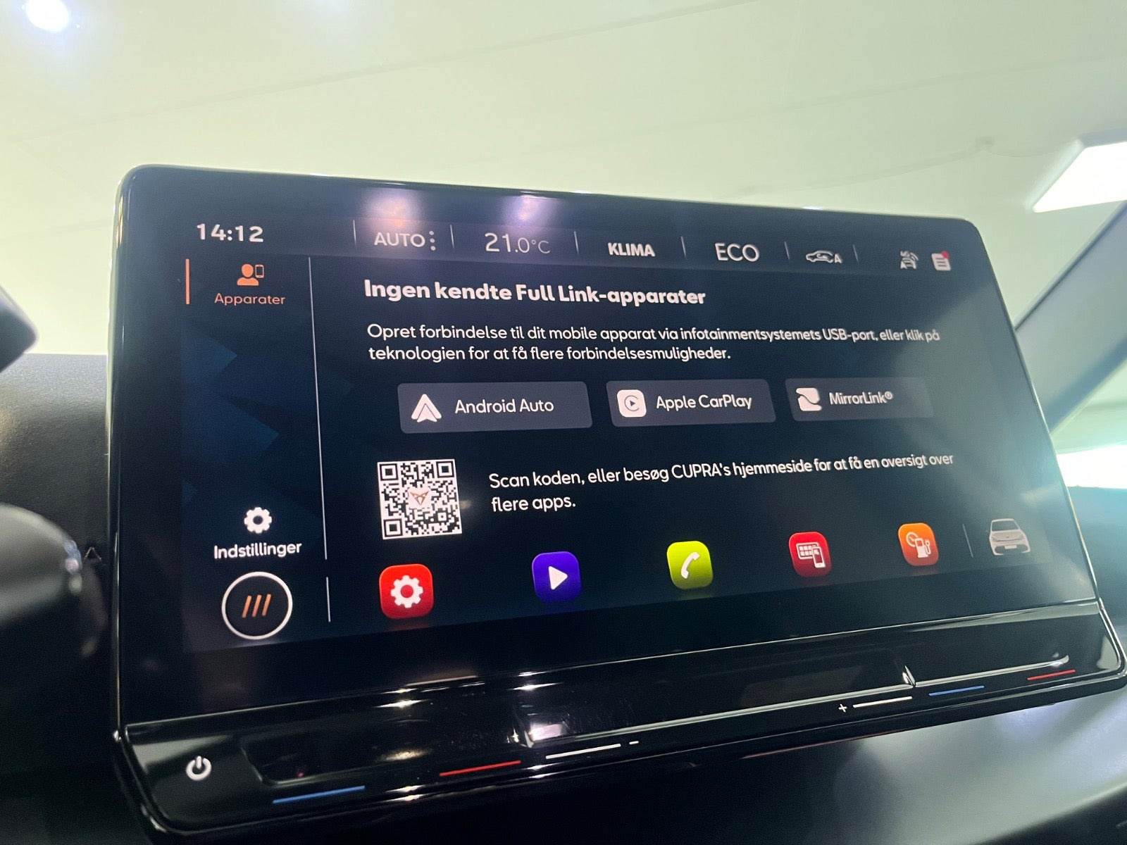 Sølv Cupra Born fra 2023