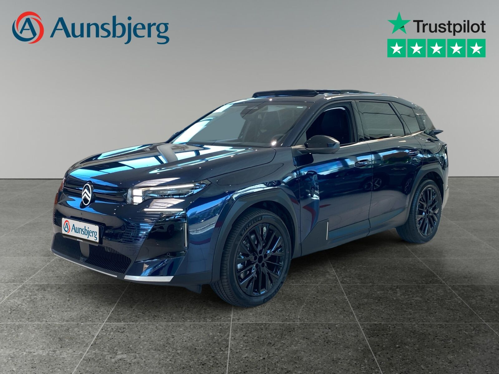 Blå Citroën ë-C5 Aircross fra 2026