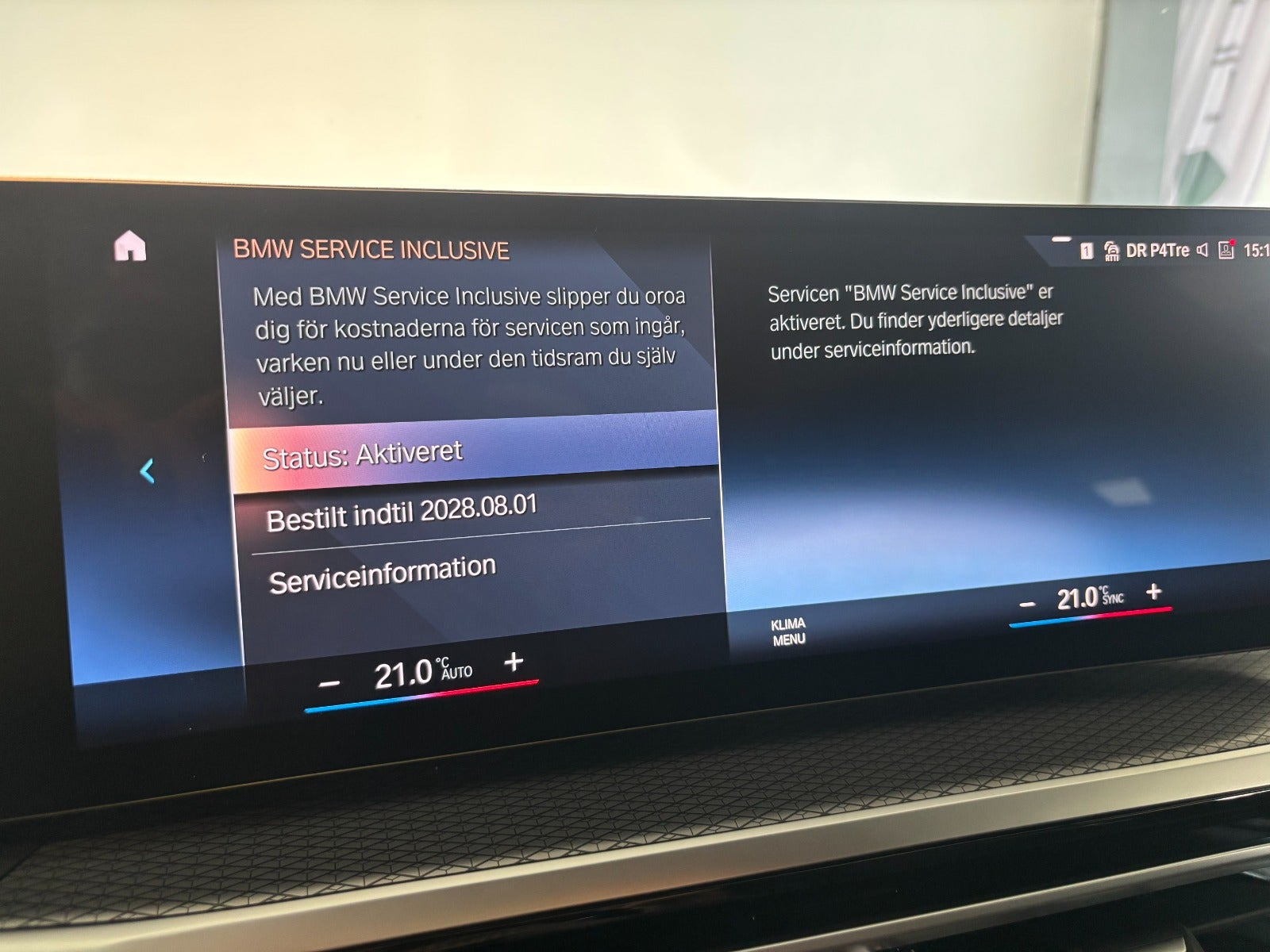 Grøn BMW i4 fra 2023
