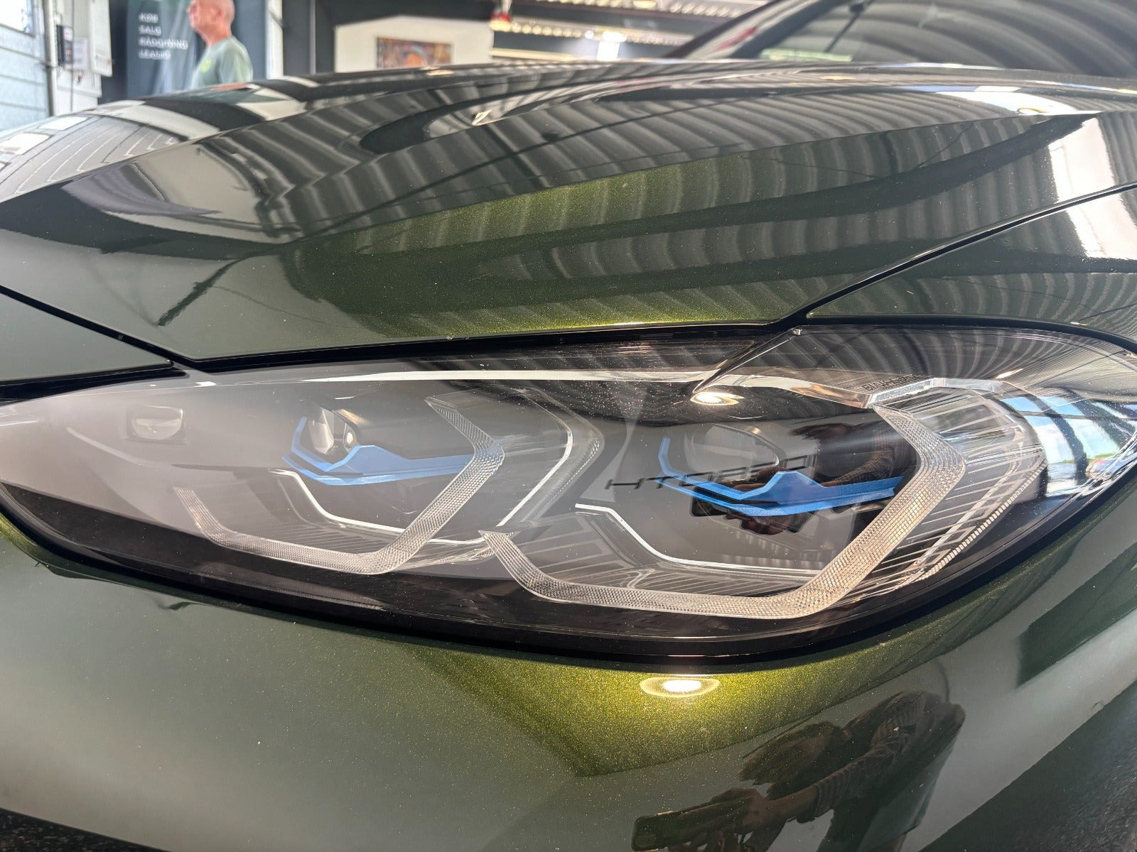 Grøn BMW i4 fra 2023