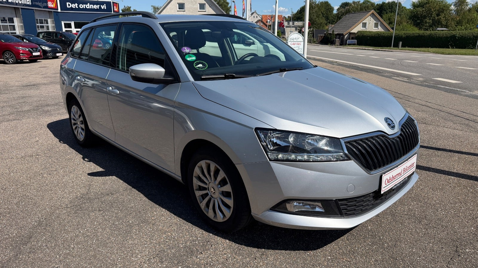 Sølv Skoda Fabia fra 2021
