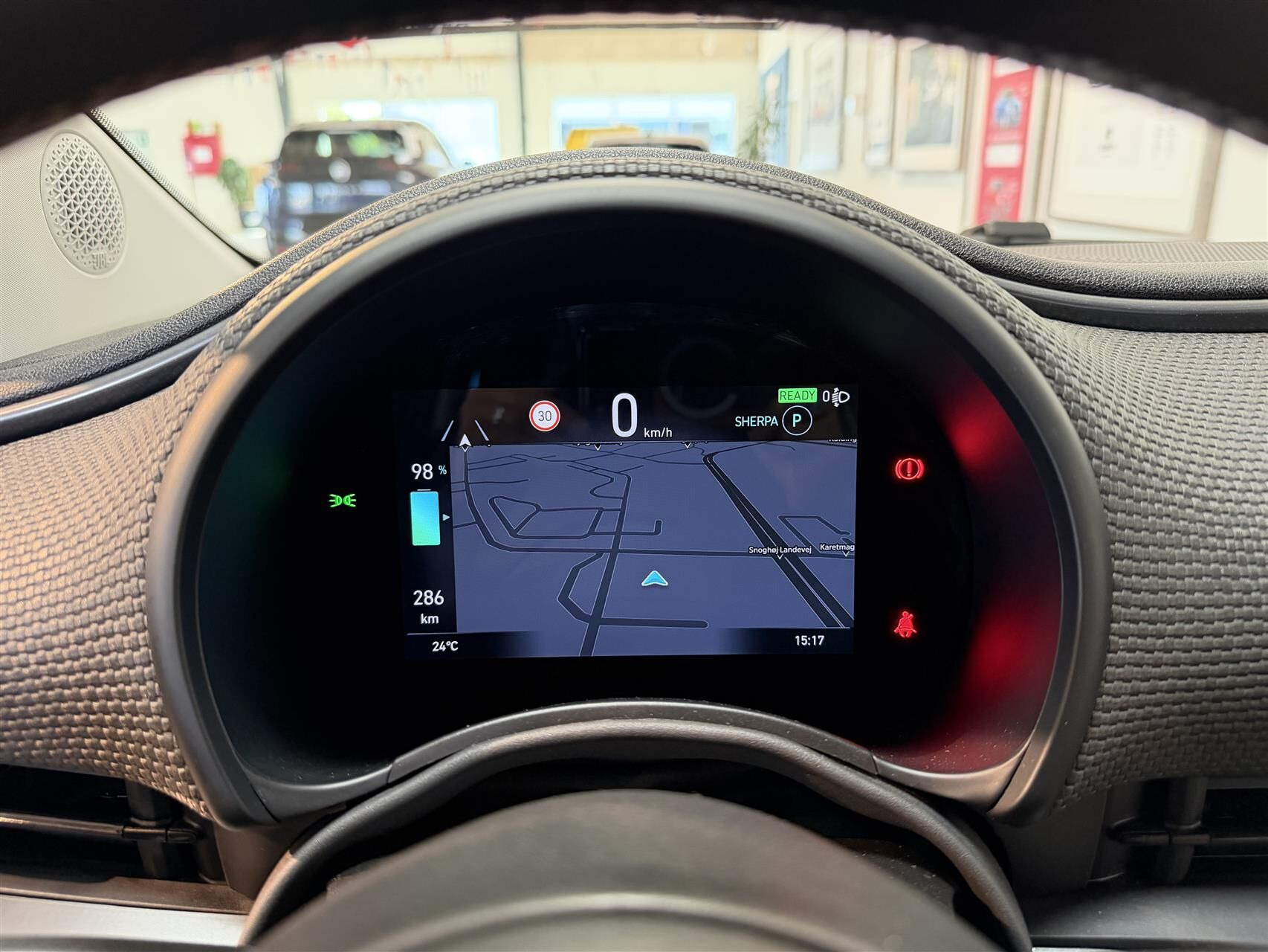Hvid Fiat 500e fra 2023