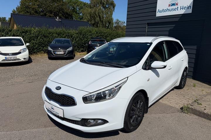 Hvid Kia Ceed fra 2015