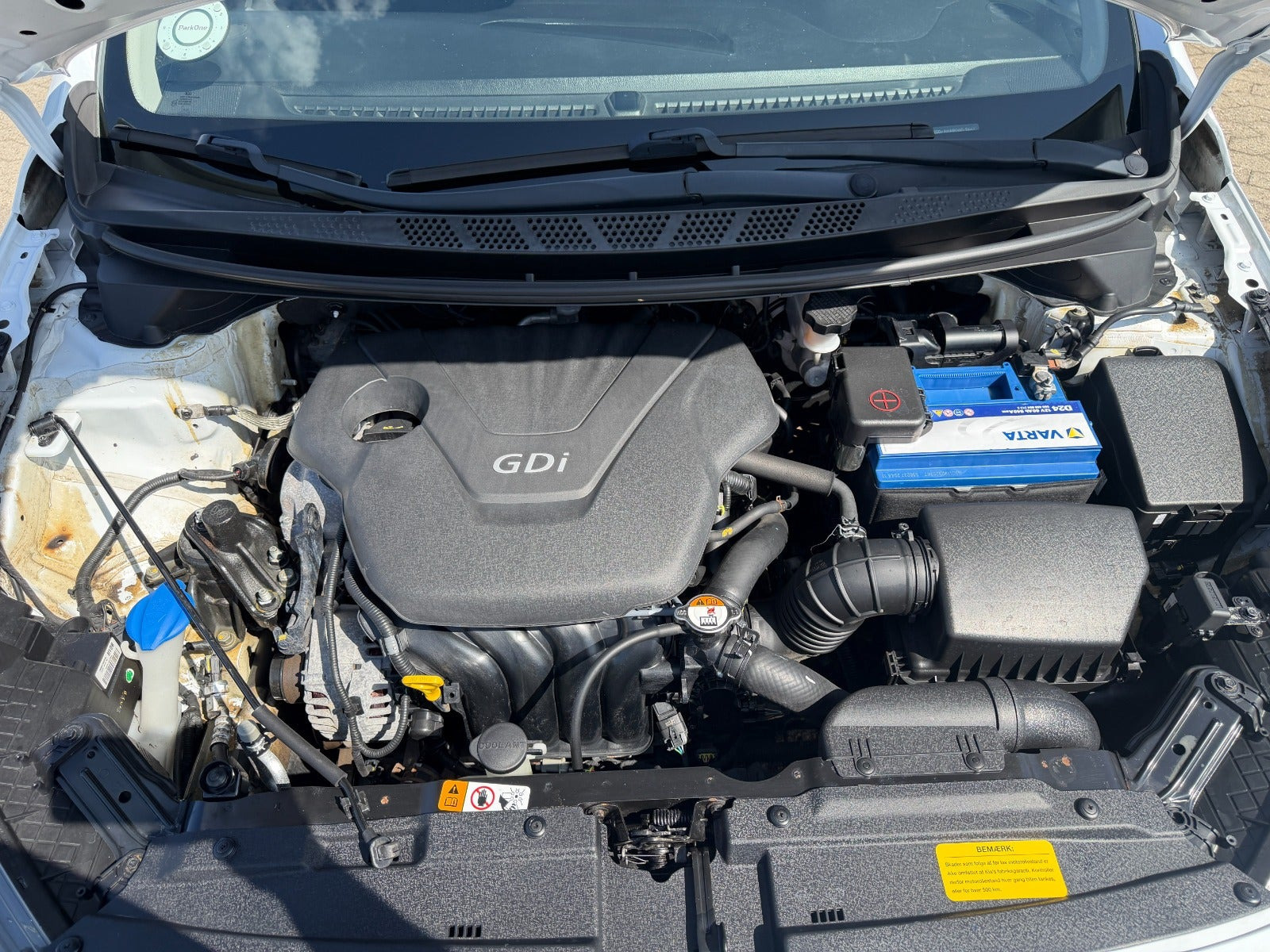 Hvid Kia Ceed fra 2015