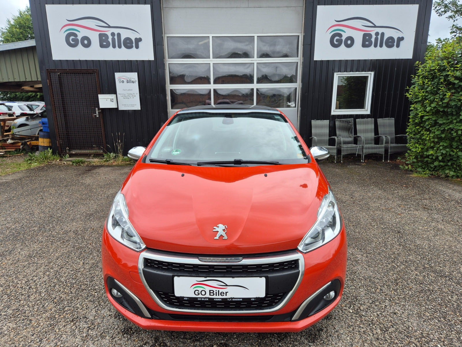 Grøn Peugeot 208 fra 2018