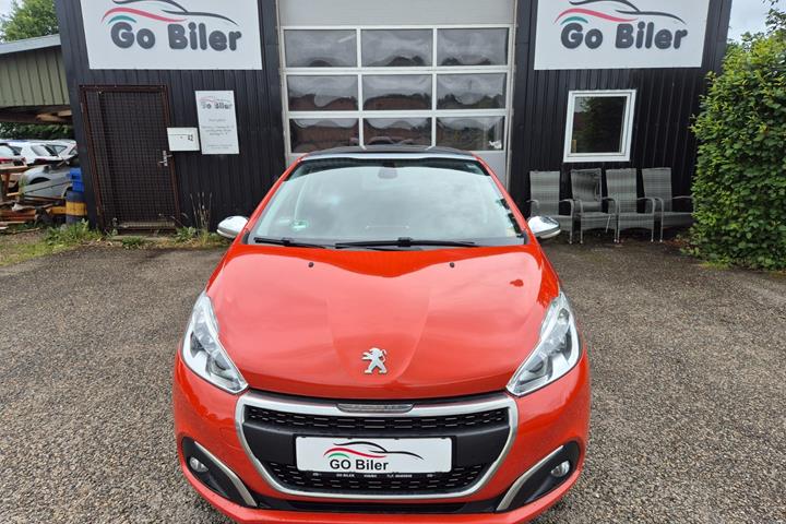 Grøn Peugeot 208 fra 2018