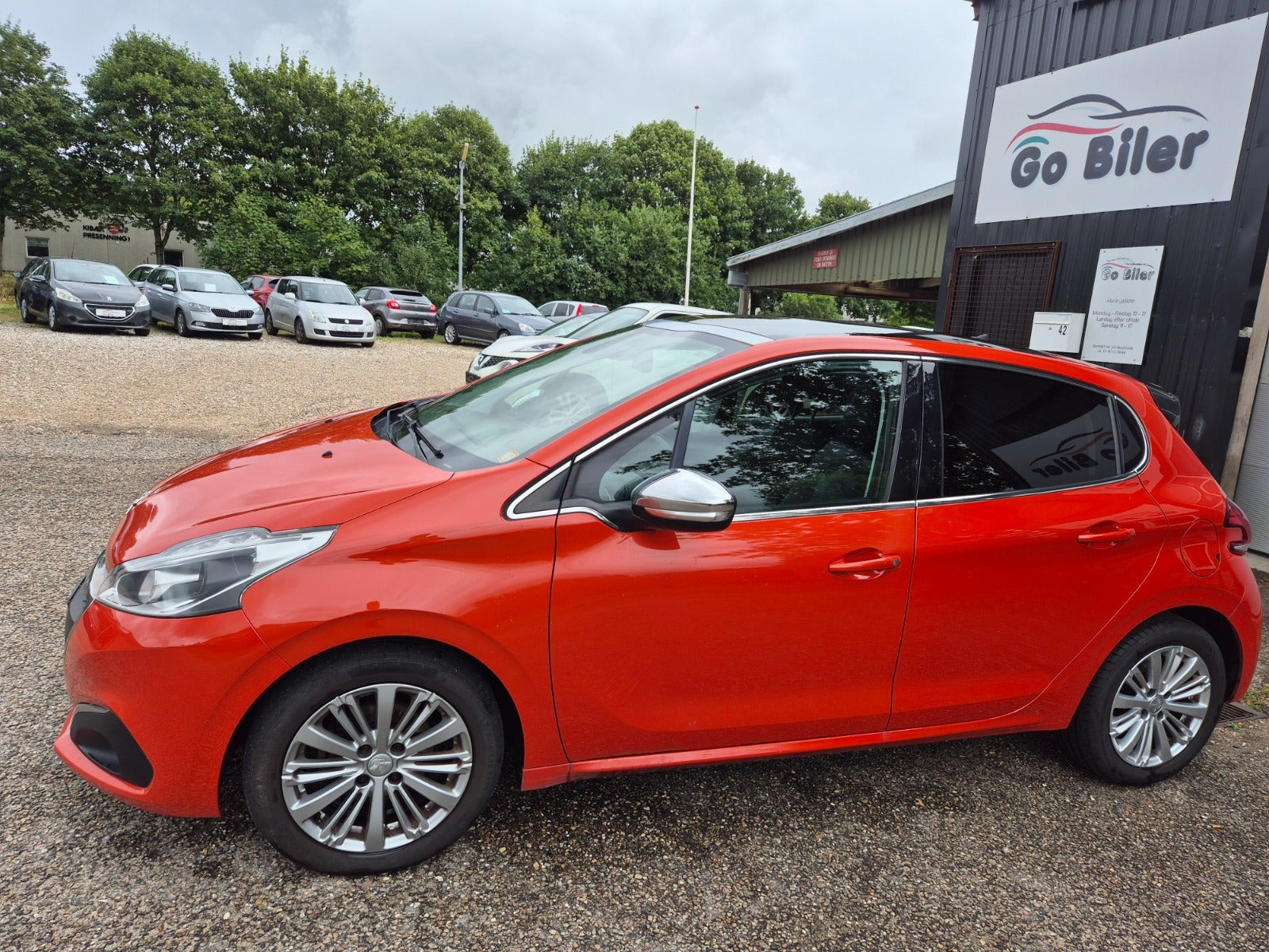 Grøn Peugeot 208 fra 2018