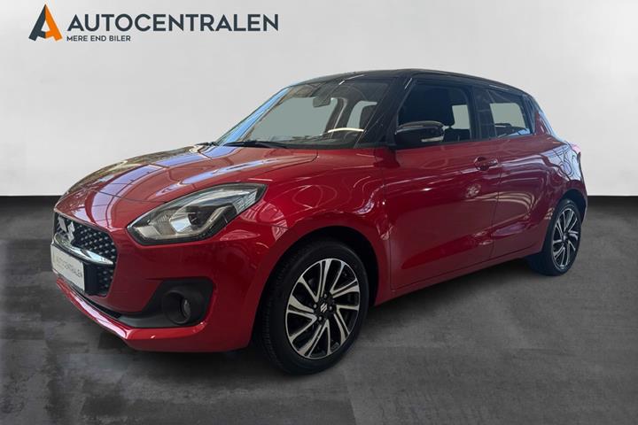 Rød Suzuki Swift fra 2020