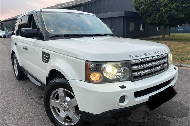 Hvid Land Rover Range Rover sport fra 2008