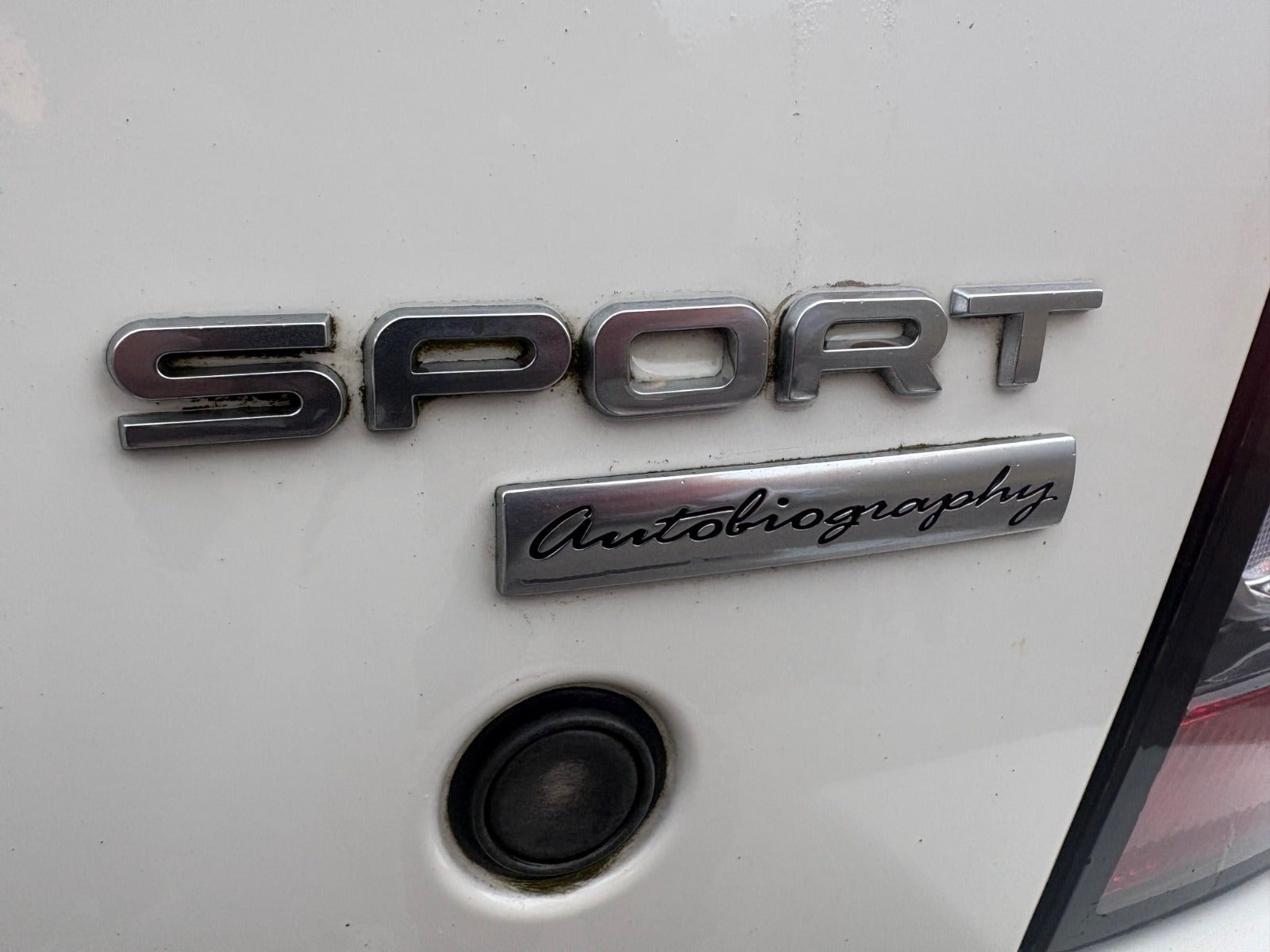 Hvid Land Rover Range Rover sport fra 2008