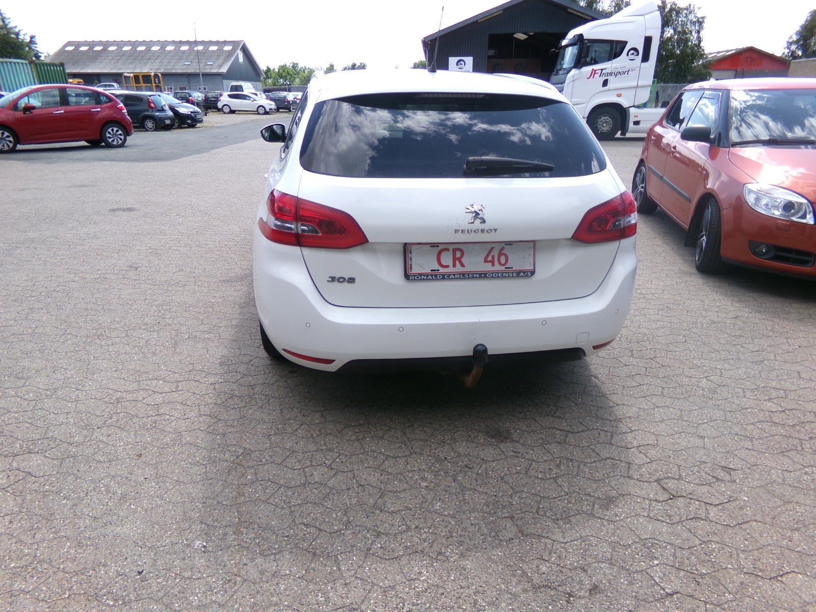Hvid Peugeot 308 fra 2015