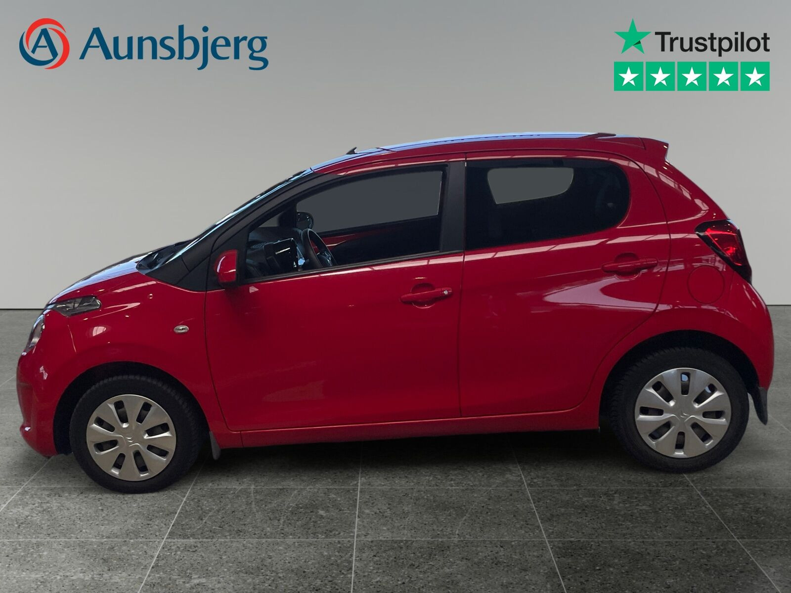 Rød Citroën C1 fra 2019
