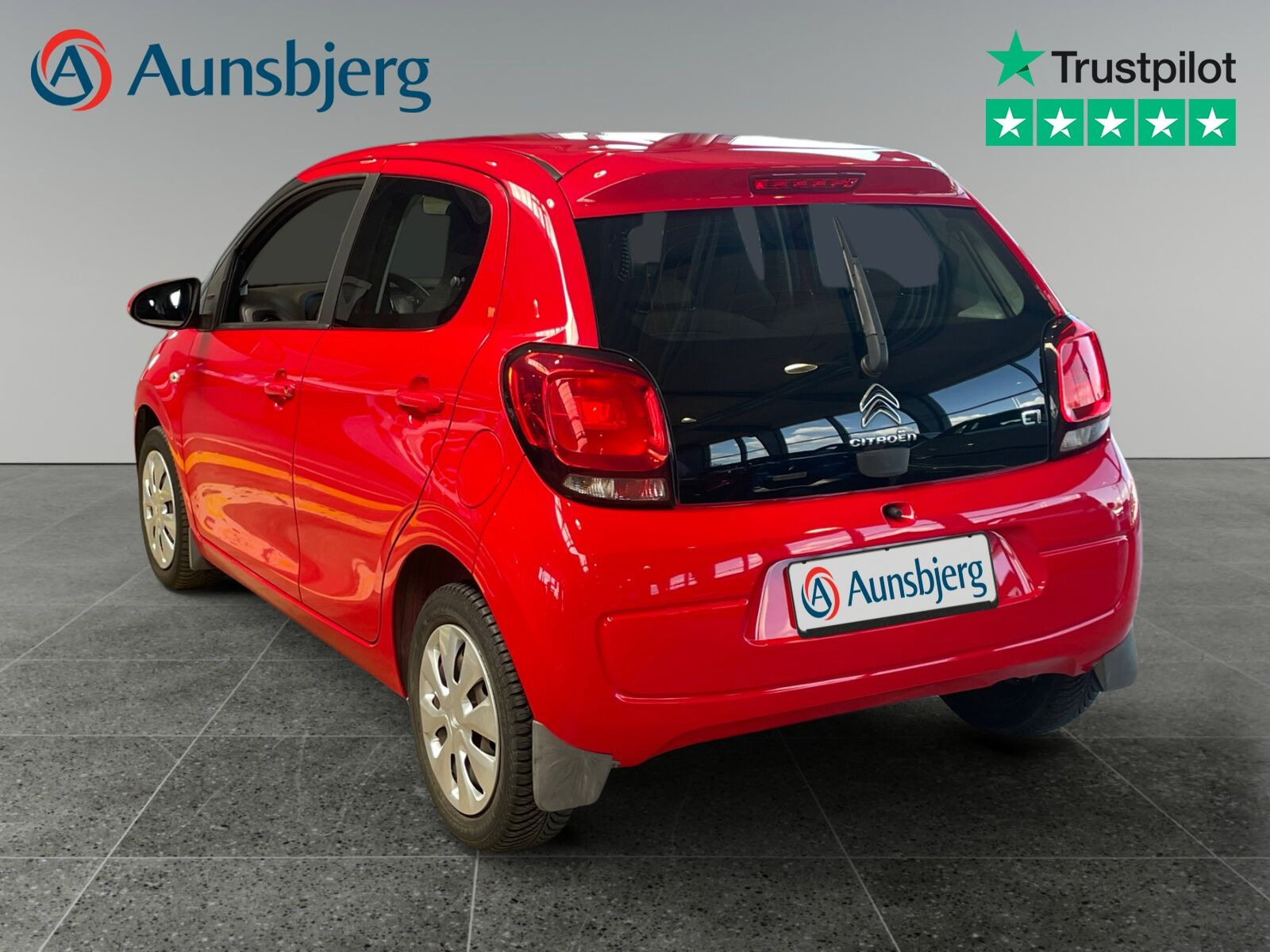 Rød Citroën C1 fra 2019