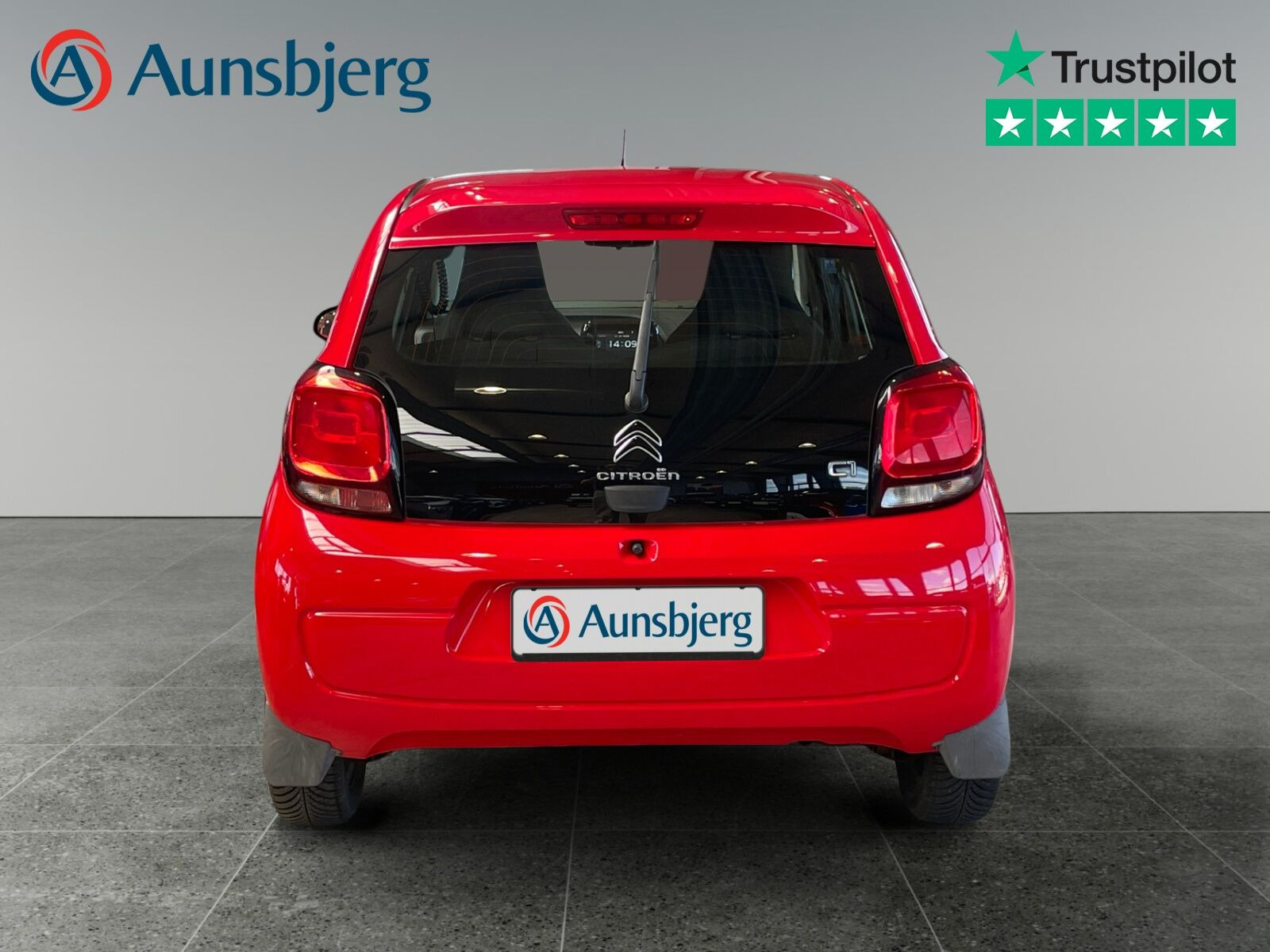 Rød Citroën C1 fra 2019