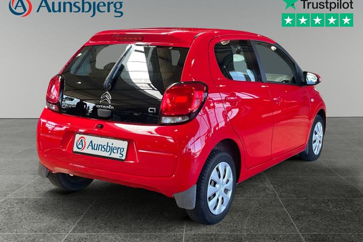 Rød Citroën C1 fra 2019