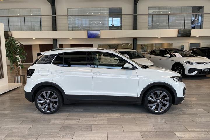 Hvid VW T-Cross fra 2019