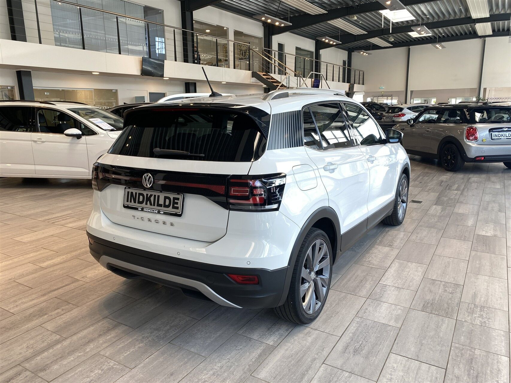Hvid VW T-Cross fra 2019