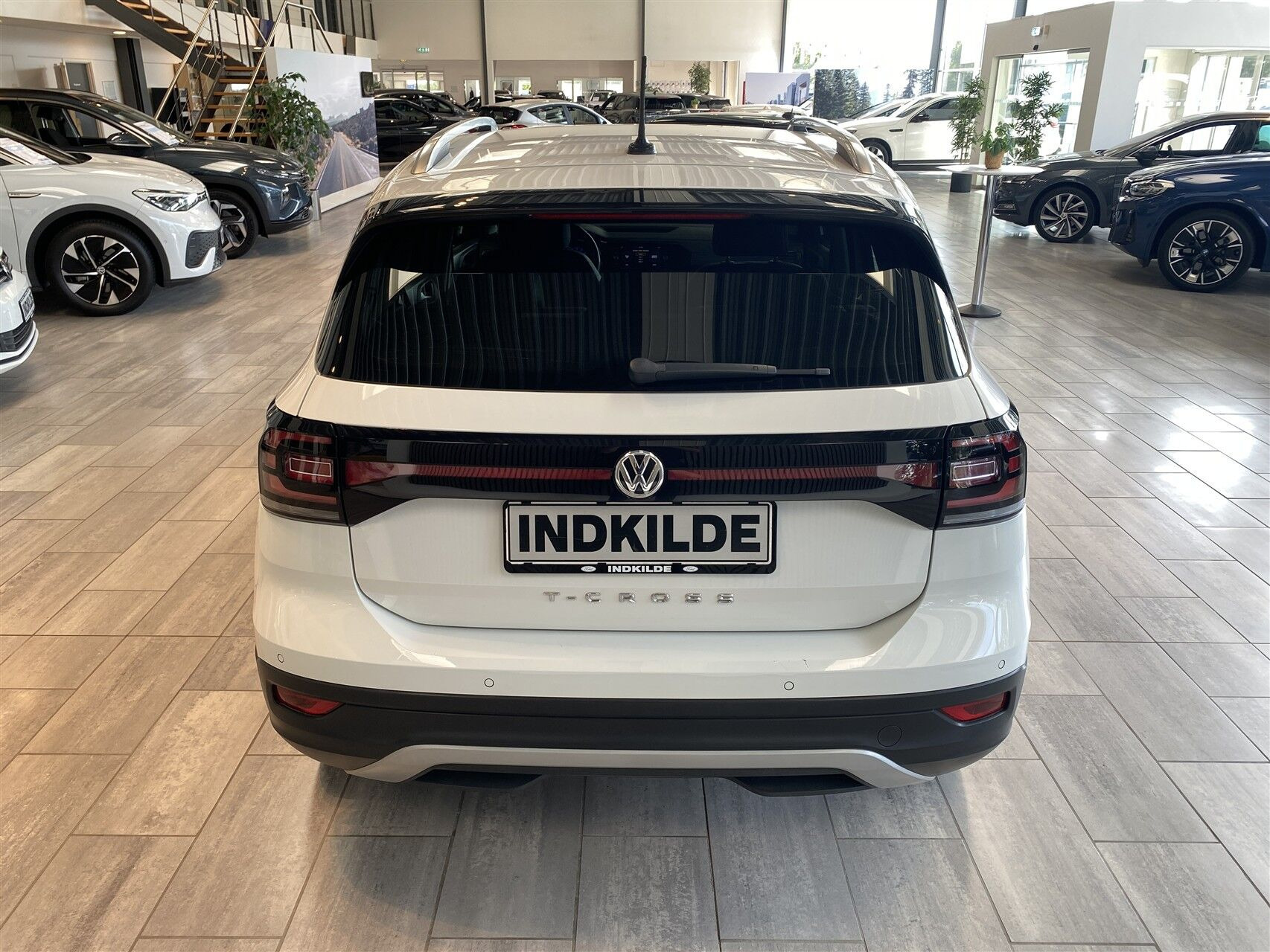 Hvid VW T-Cross fra 2019