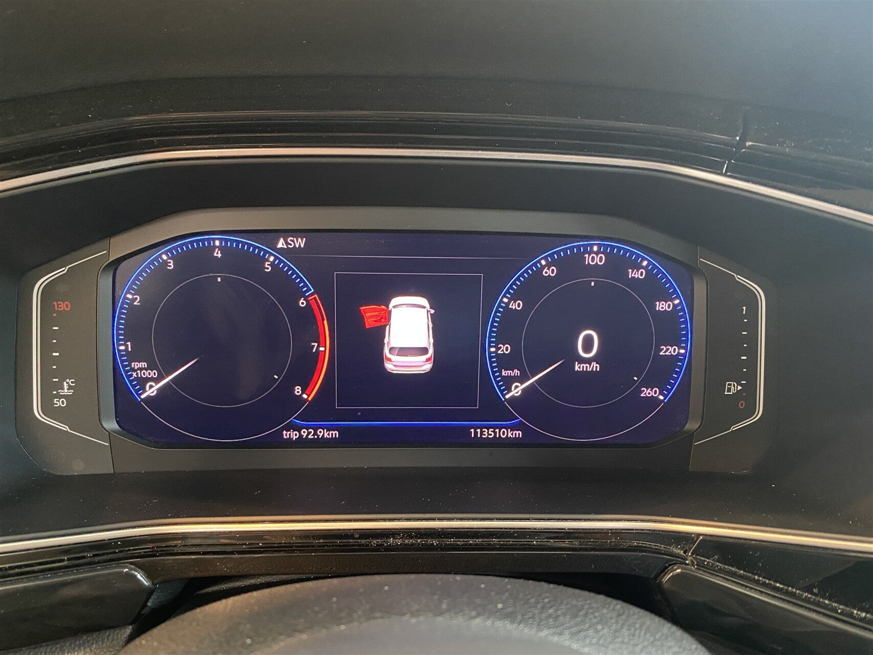 Hvid VW T-Cross fra 2019