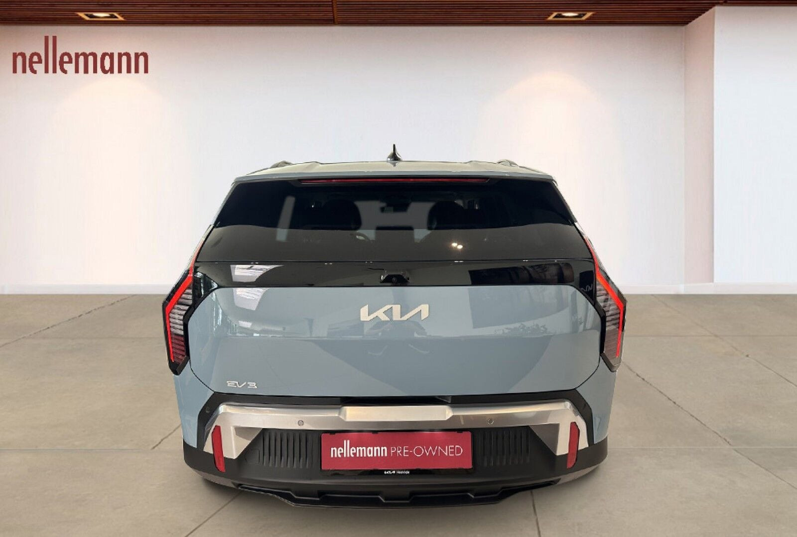 Blå Kia EV3 fra 2026