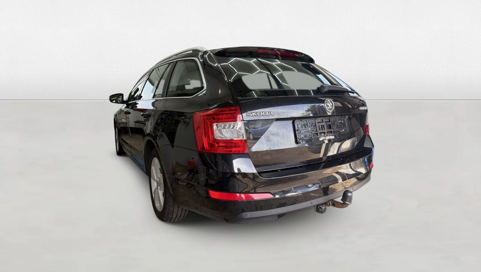 Grøn Skoda Octavia fra 2014