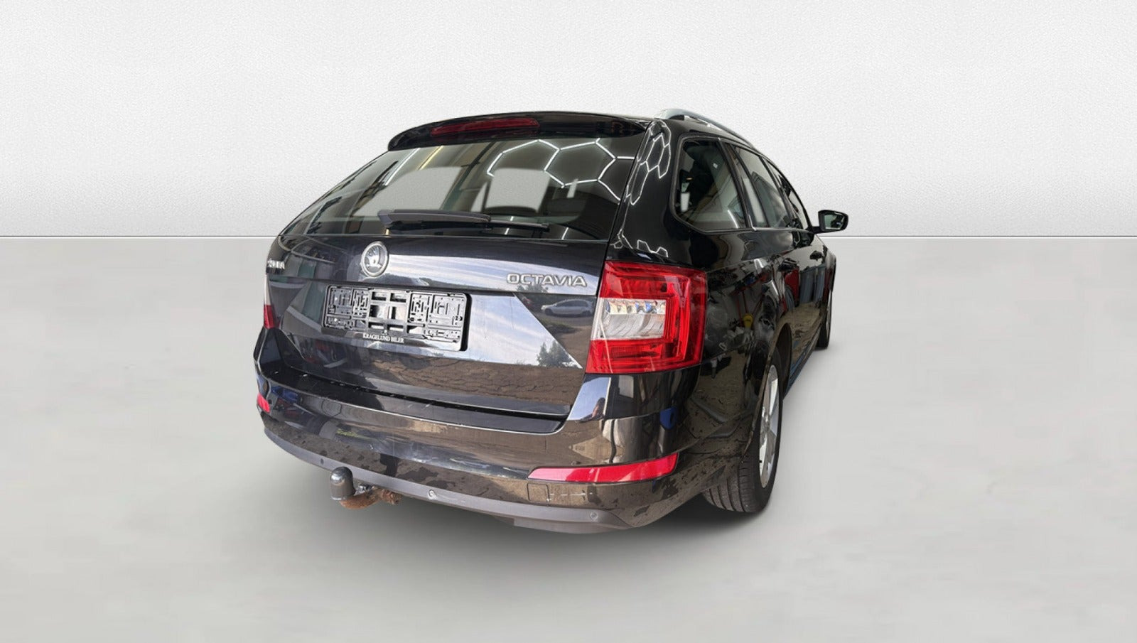 Grøn Skoda Octavia fra 2014