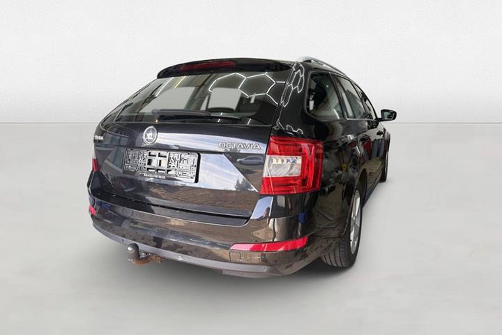 Grøn Skoda Octavia fra 2014