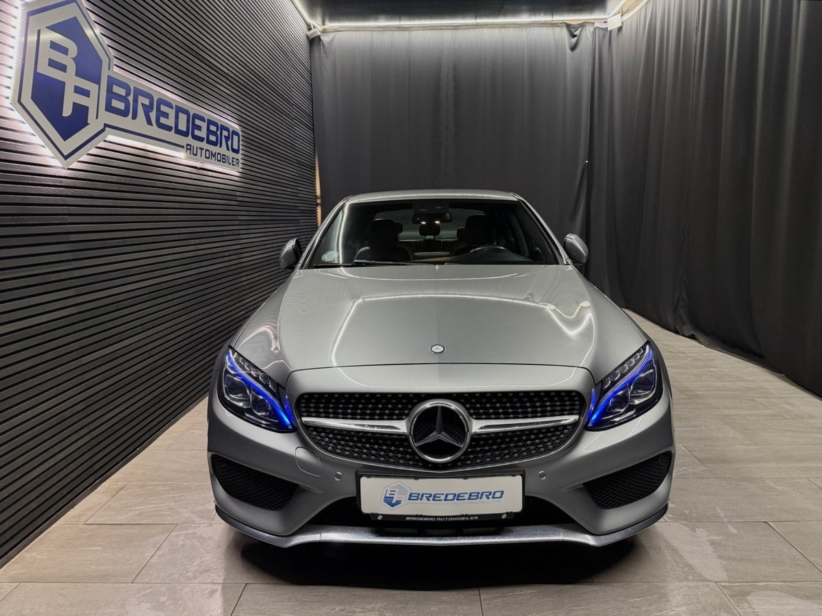 Grå Mercedes C180 fra 2014