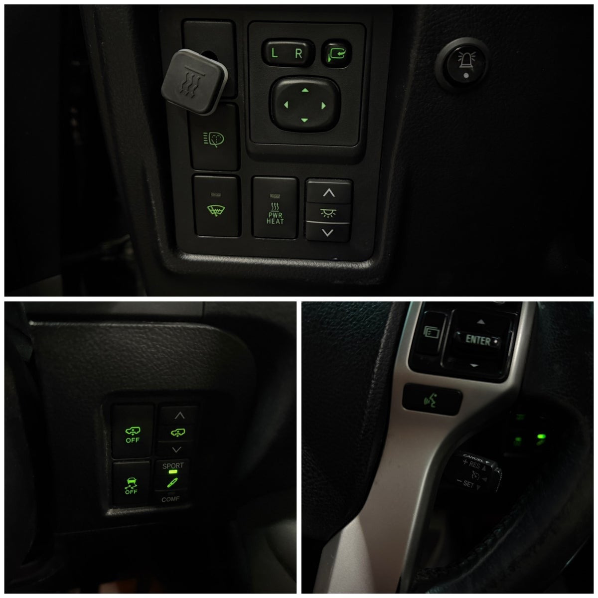 Sort Toyota Land Cruiser fra 2011