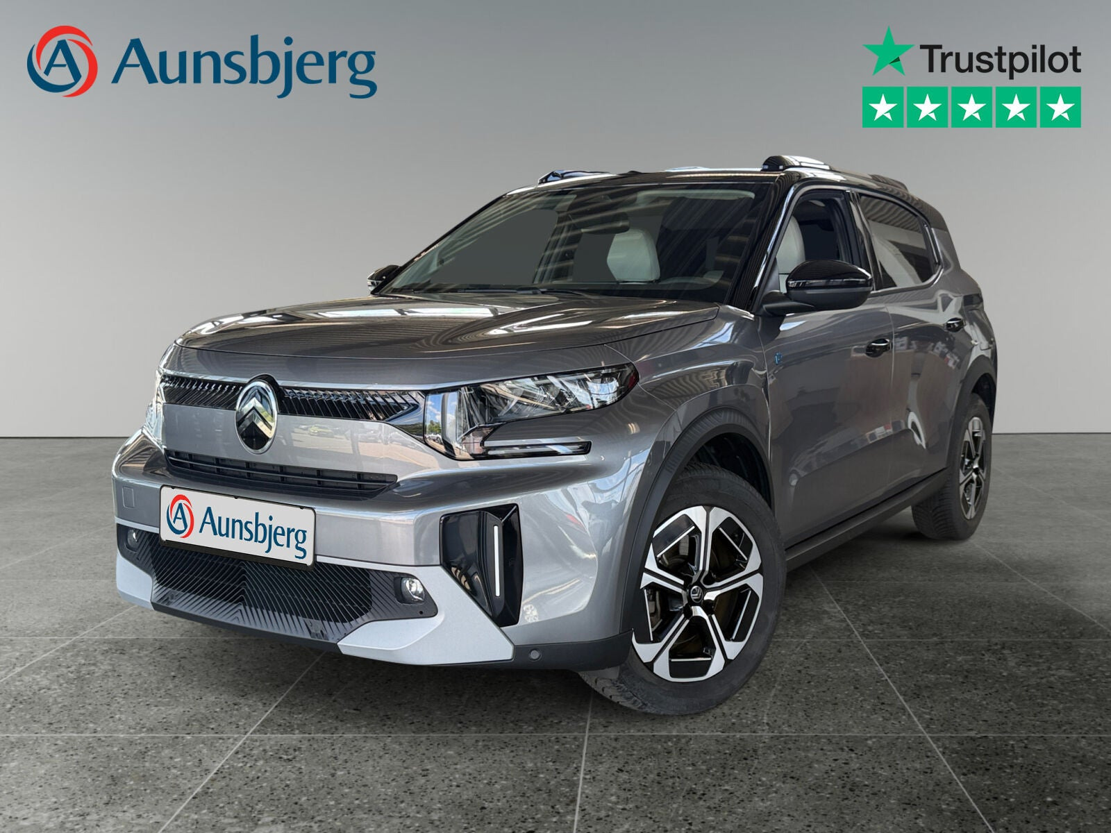 Grå Citroën e-C3 Aircross fra 2025