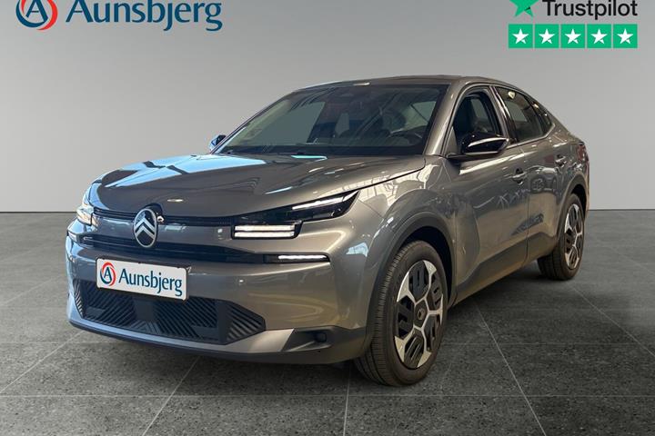 Grå Citroën ë-C4 X fra 2025 set udefra