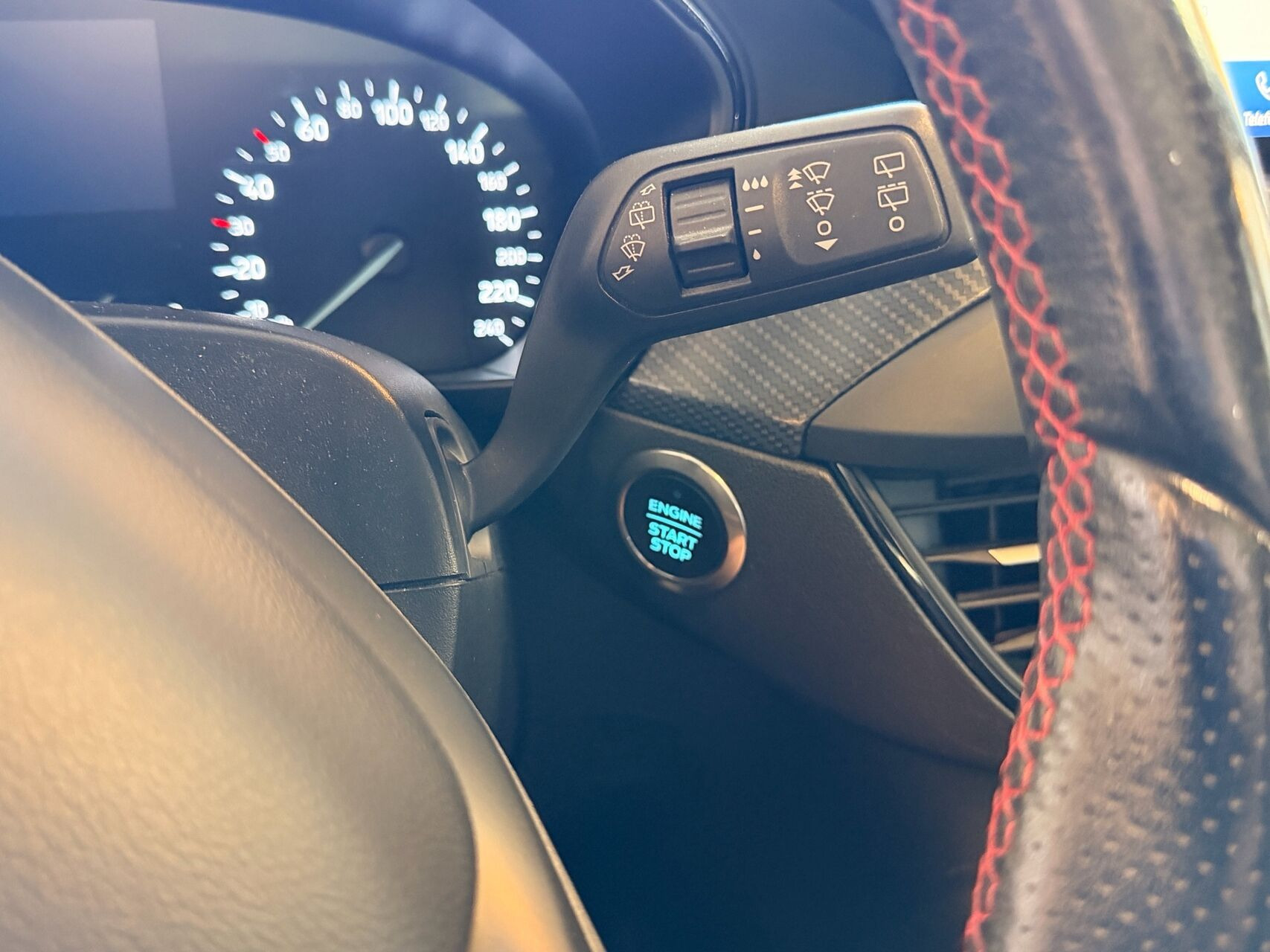 Sort Ford Focus fra 2018