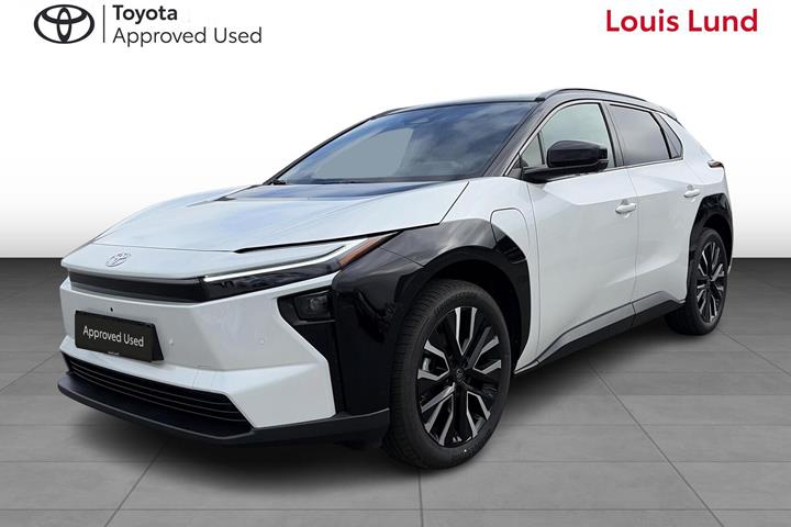 Hvid Toyota BZ4X fra 2026