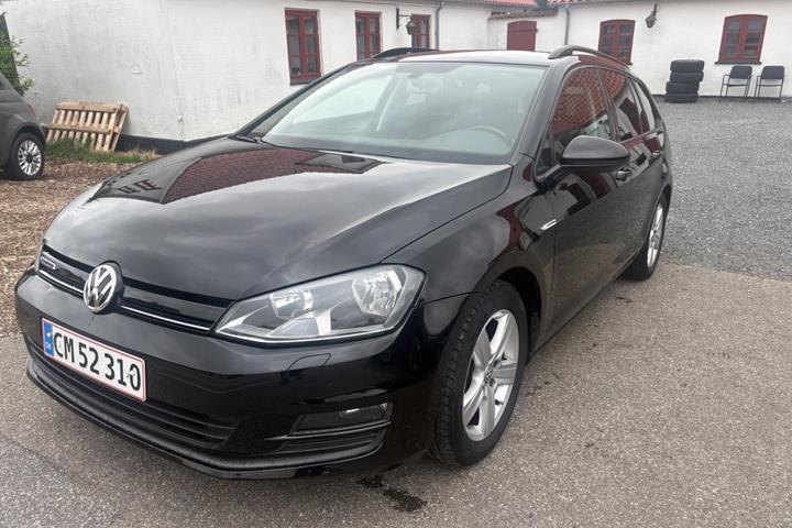 Sort VW Golf VII fra 2015