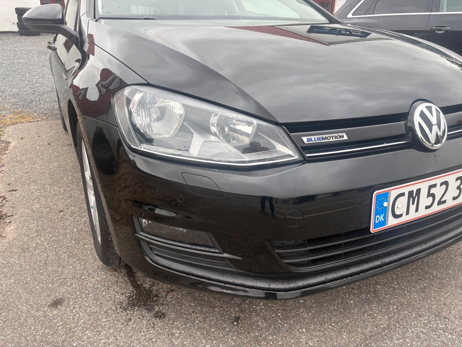 Sort VW Golf VII fra 2015