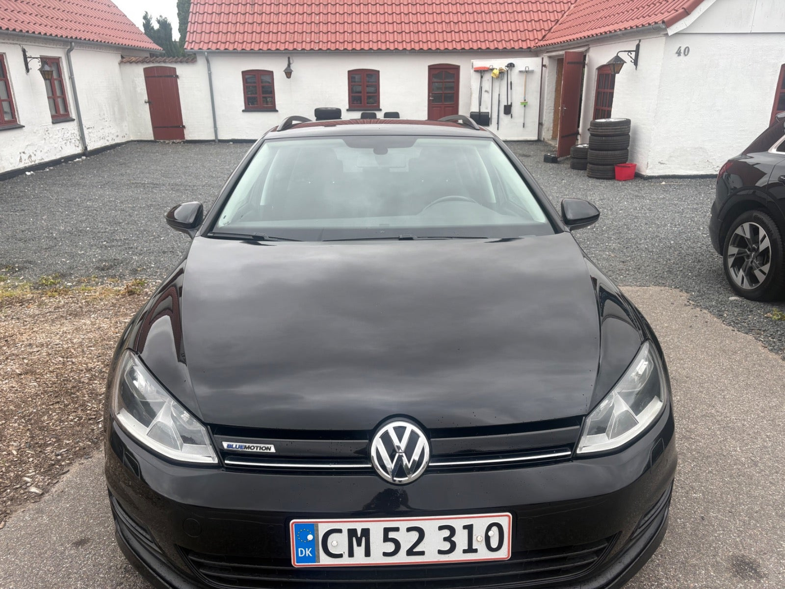 Sort VW Golf VII fra 2015