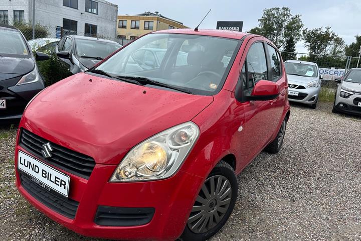 Rød Suzuki Splash fra 2010