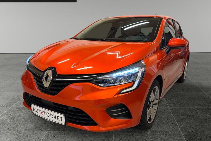 Orange Renault Clio V fra 2020 set udefra