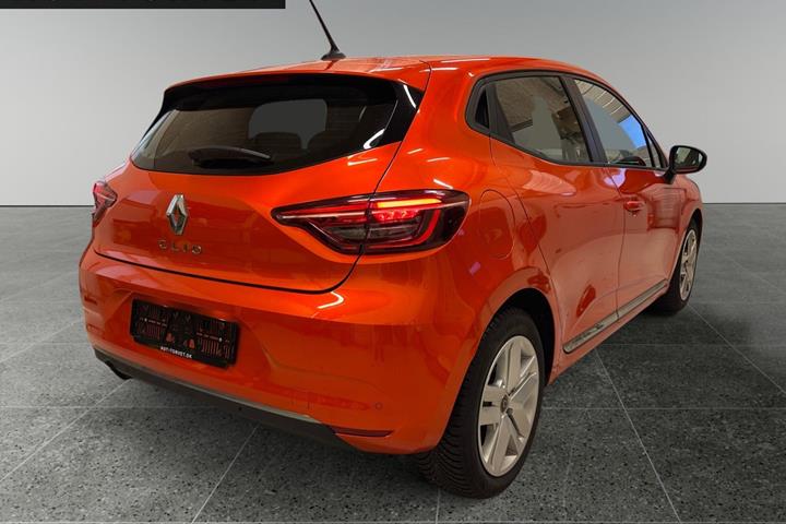 Orange Renault Clio V fra 2020