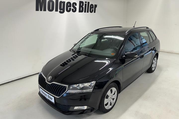 Sort Skoda Fabia fra 2019